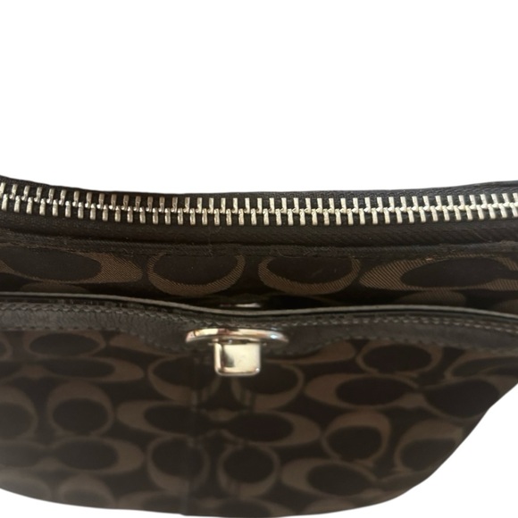 Coach Black and brown Crossbody purse - Picture 4 of 6